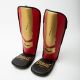 Everlast Prospect Youth Shin Guards, Red/gold, S/M